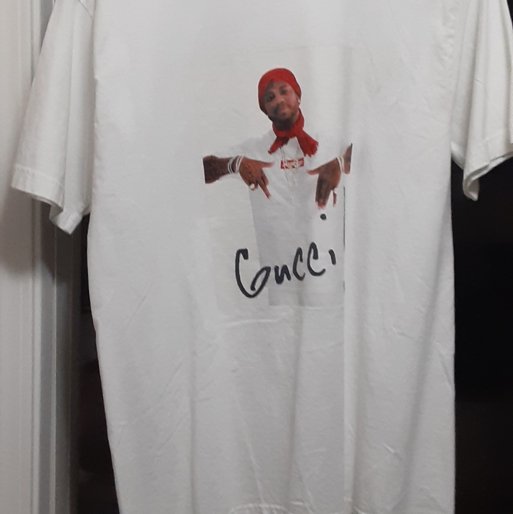 Gucci mane picture shirt from supreme